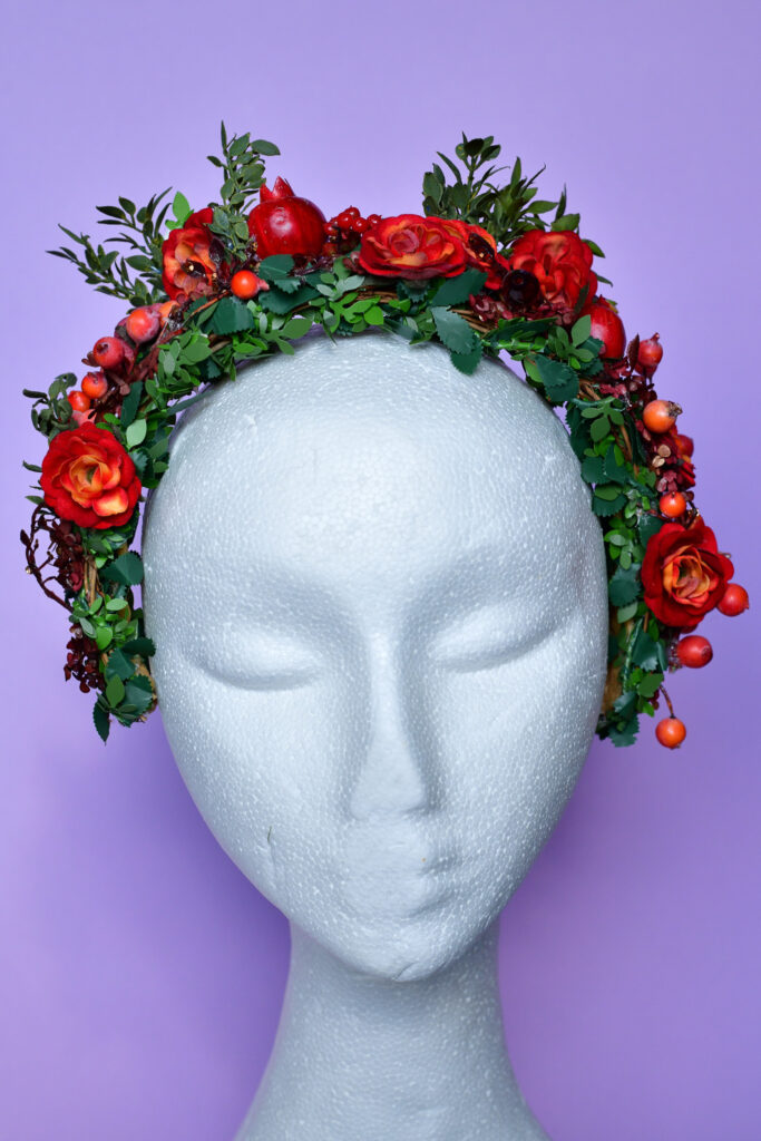 Blumen-Kopfschmuck aus dem Kostümfundus der Fantasy Fotografin Kimi-chan
